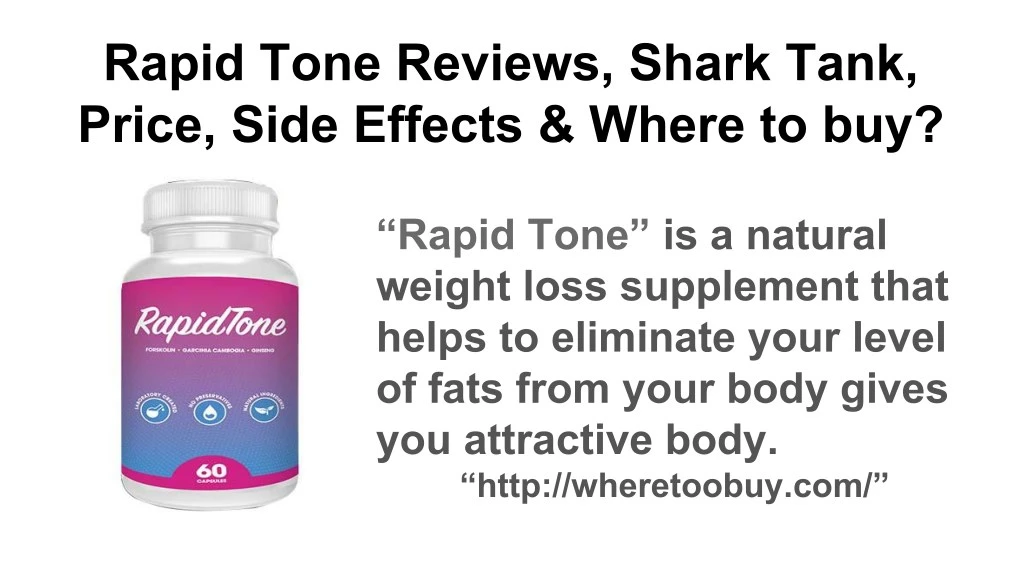 rapid tone reviews shark tank price side effects