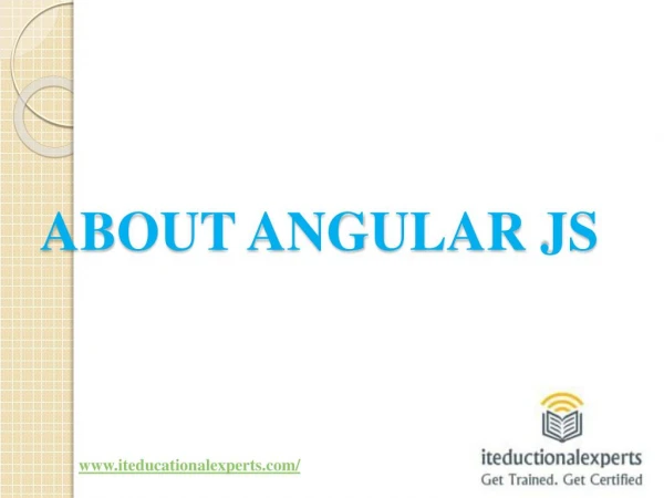 Angular JS Online training || Angular js online training in kurnool - ITEducationalexperts.com