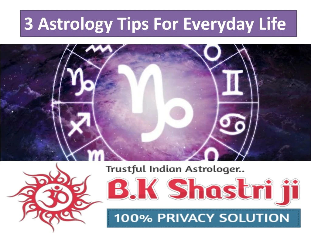 3 astrology tips for everyday life