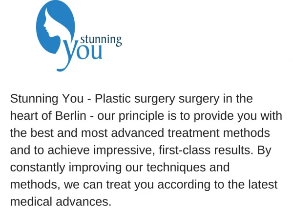 Plastic Surgery Berlin