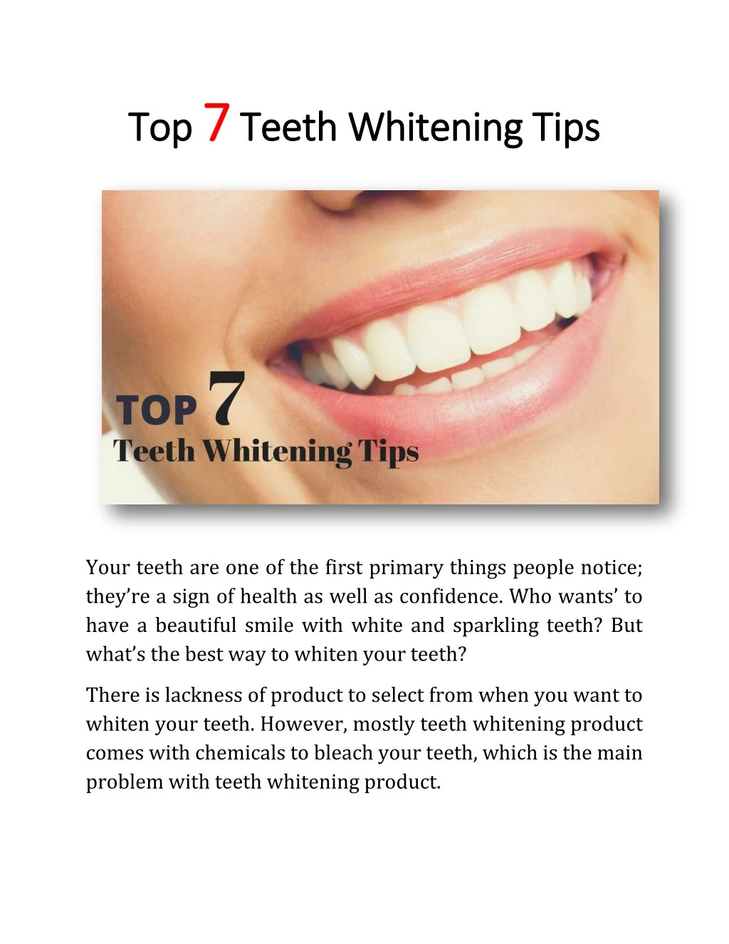 top top 7 7 teeth whitening tips teeth whitening