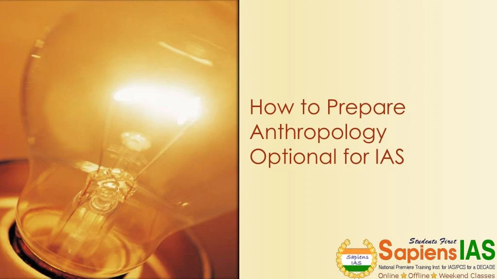 how to prepare anthropology optional for ias