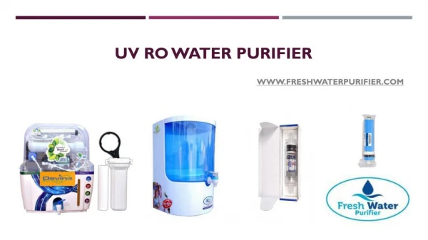 UV RO Water Purifier Online