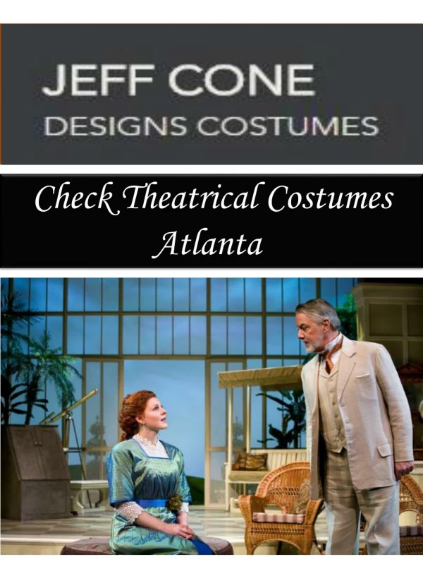 Check Theatrical Costumes Atlanta