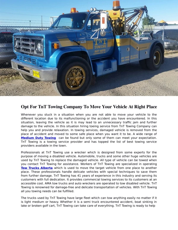 TNT Towing