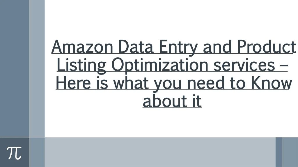 amazon data entry and product listing optimization services here is what you need to know about it