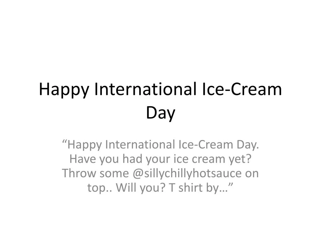 happy international ice cream day