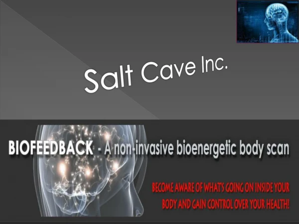Remote Biofeedback Therapy- Salt Cave Inc.