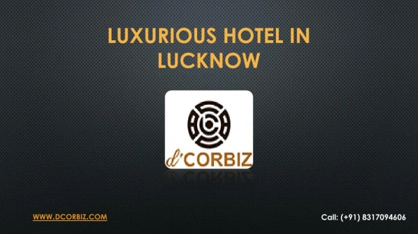 Luxurious Hotel in Lucknow