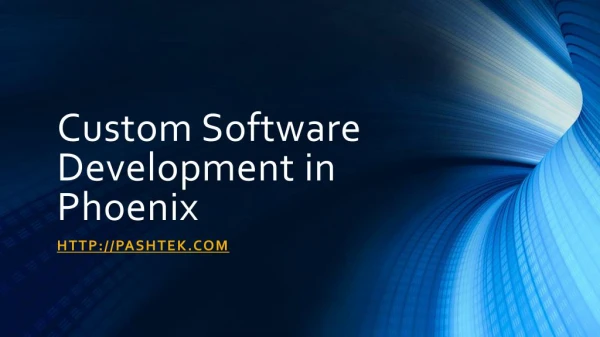 Custom Software Development Phoenix