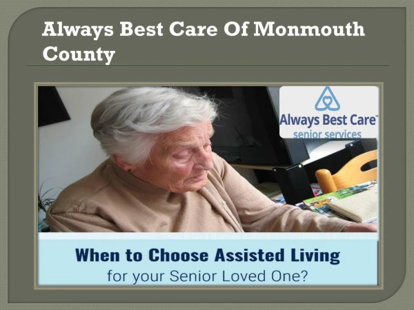 Senior Home Care Monmouth County