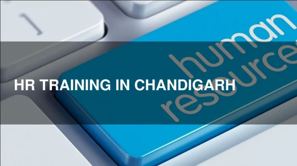 HR training in Chandigarh