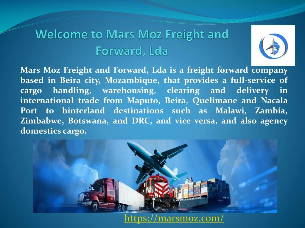 welcome to mars moz freight and forward lda