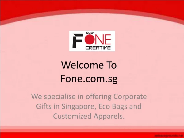 Corporate gifts supplier