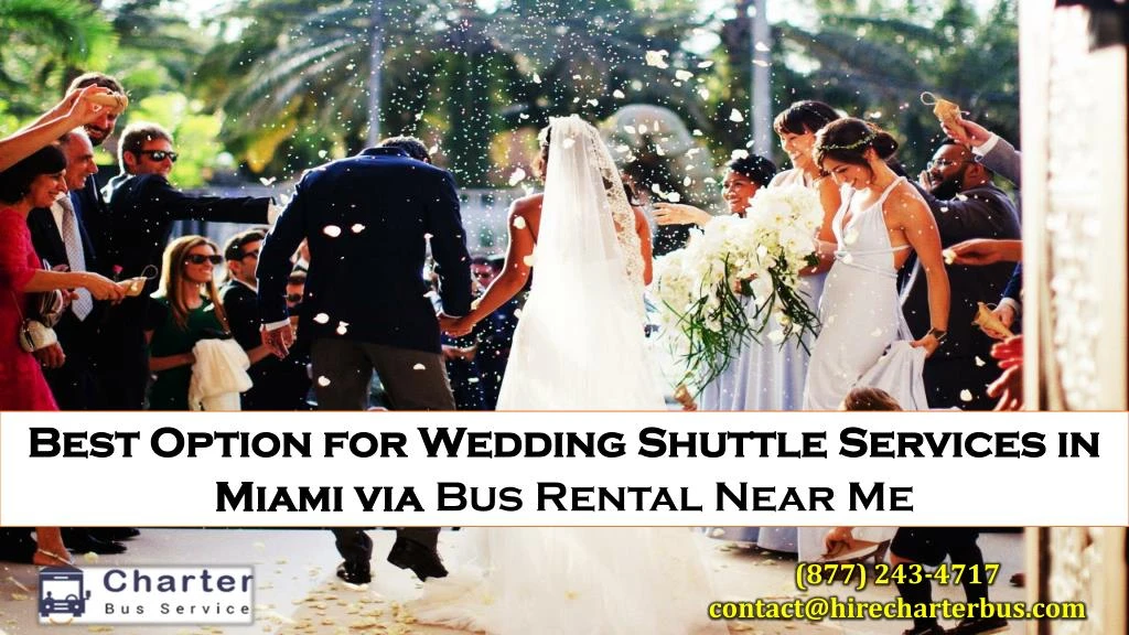 best option for wedding shuttle services in miami