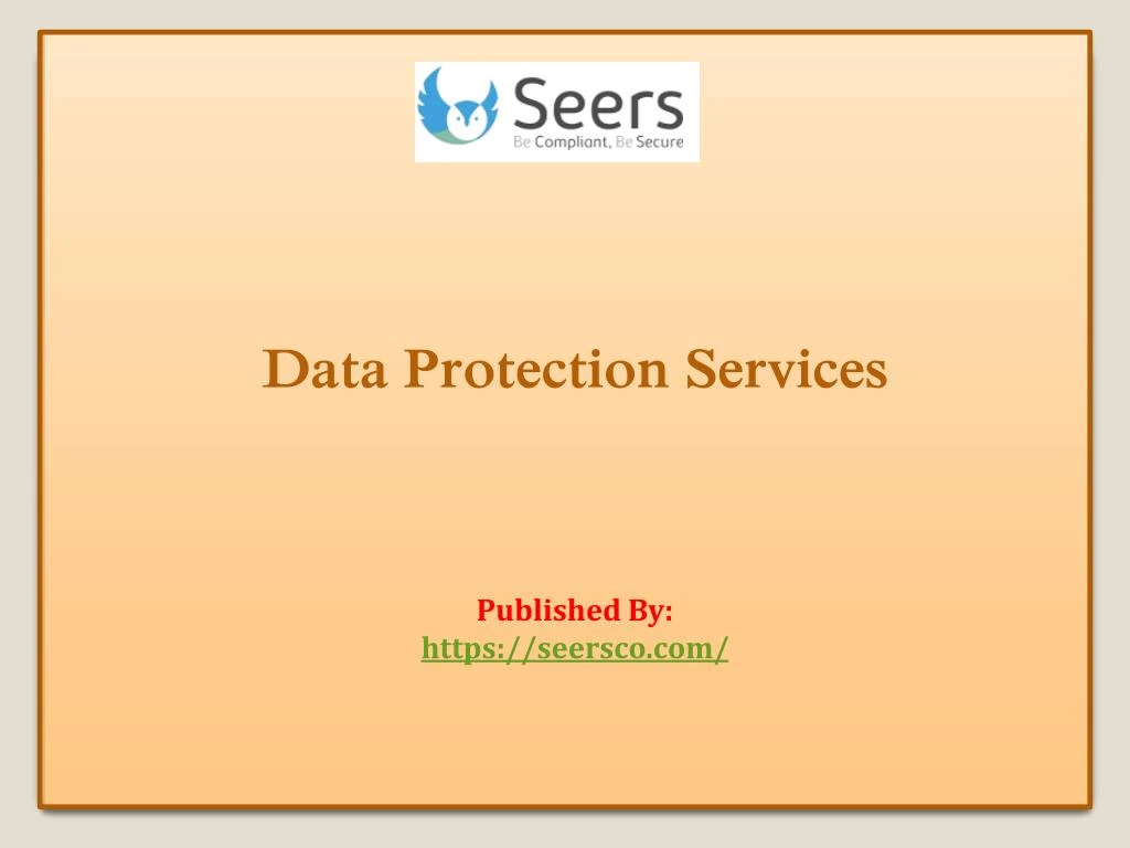 data protection services published by https seersco com