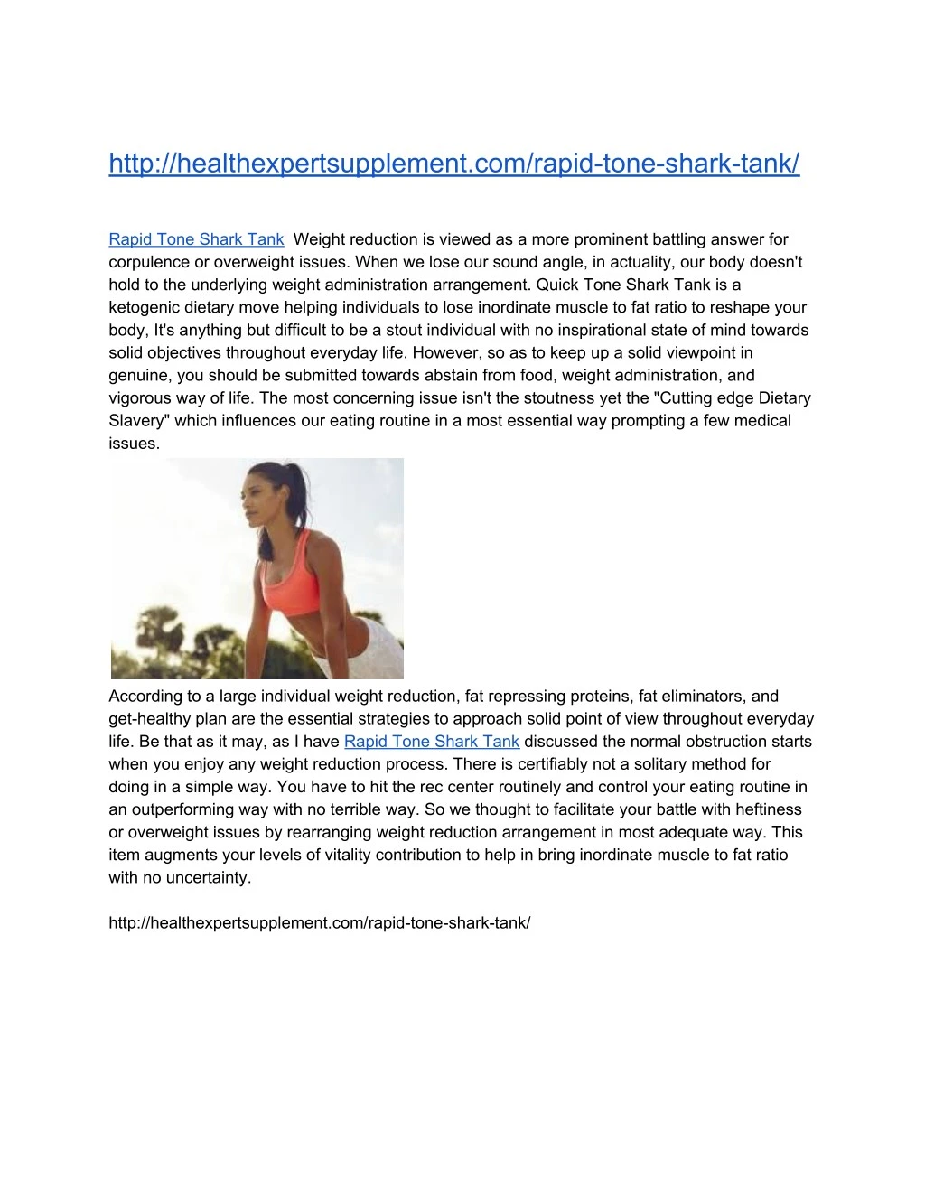 http healthexpertsupplement com rapid tone shark