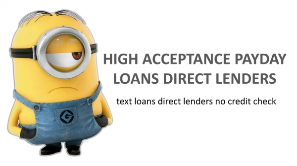 High Acceptance Payday Loans Direct Lenders - Doorstep Loans