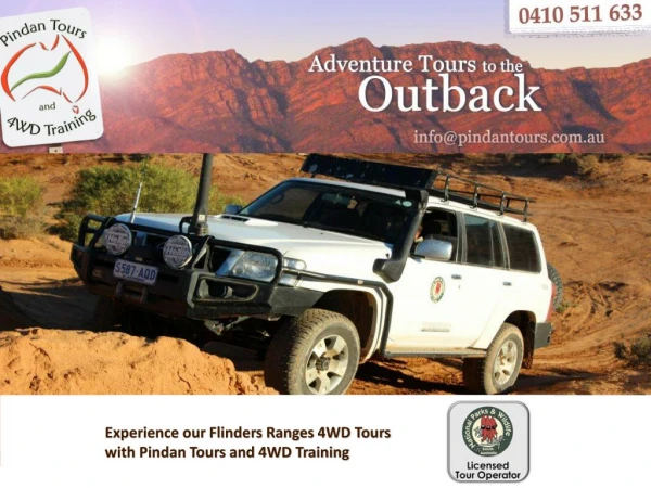 Experience our Flinders Ranges 4WD Tours with Pindan Tours and 4WD Training