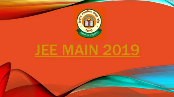 JEE Main 2019