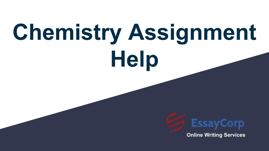 chemistry assignment help