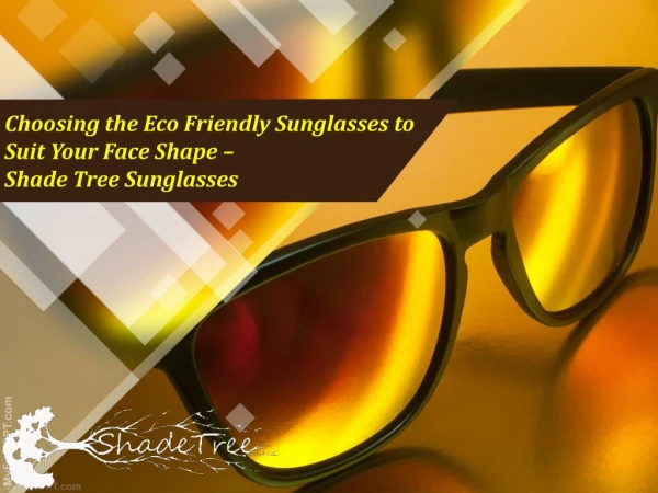 Choosing the Titanium and Wood Sunglasses to Suit Your Face Shape - Shade Tree Sunglasses