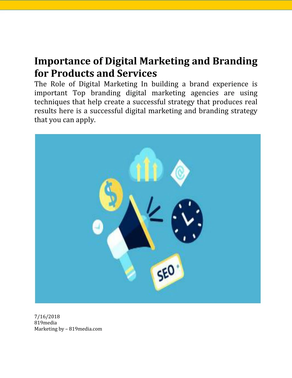 importance of digital marketing and branding