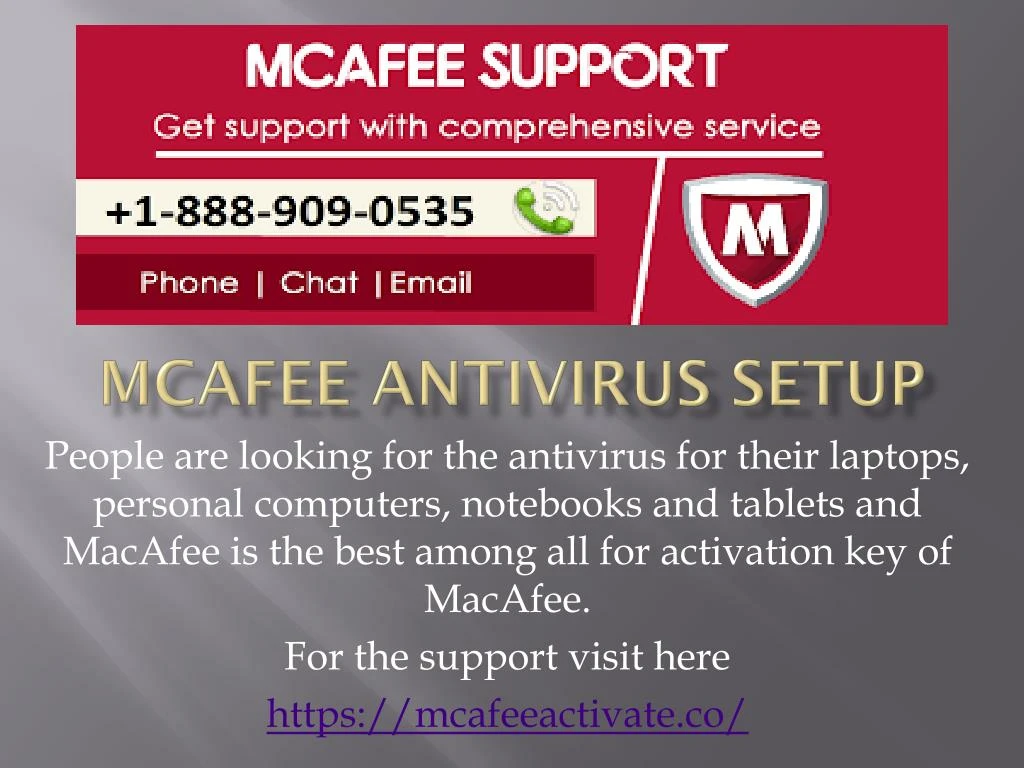 mcafee antivirus setup