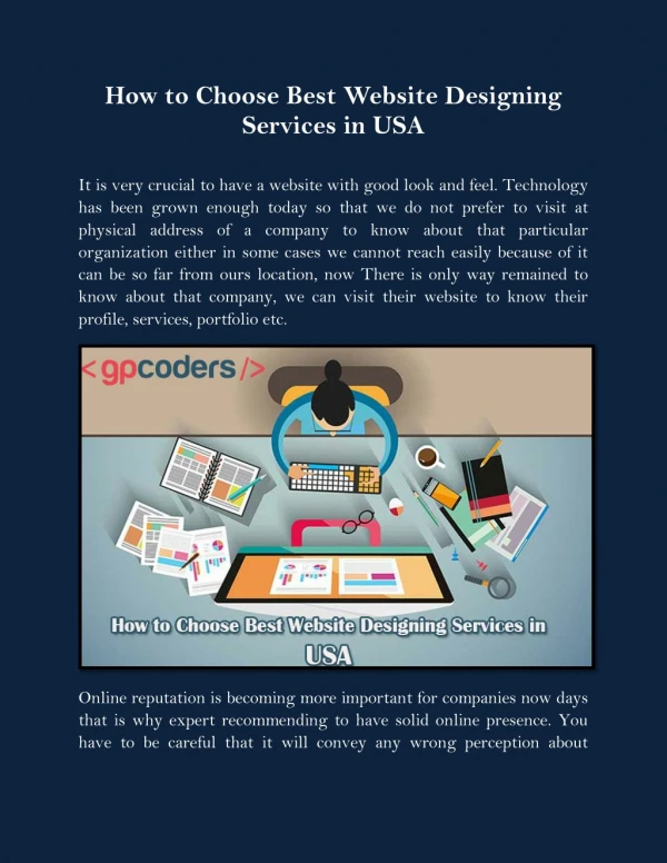 How to Choose Best Website Designing Services in USA