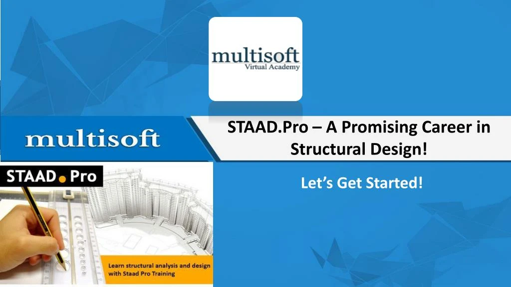 staad pro a promising career in structural design