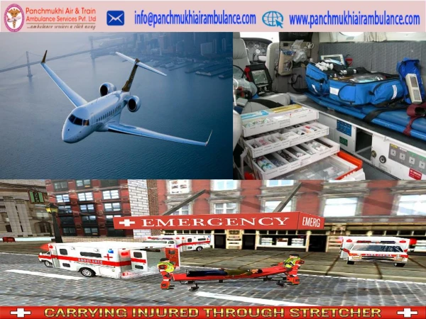 Emergency Air Ambulance Service in Bagdogra with ICU