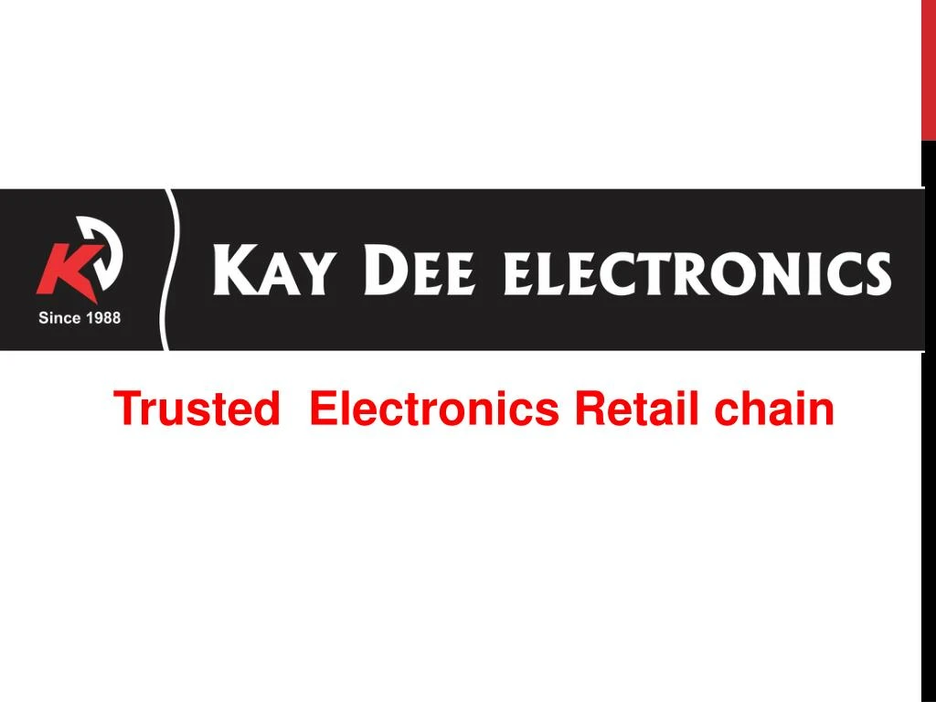 trusted electronics retail chain