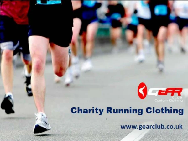 Charity Running Clothing Only on Gearclub.co.uk