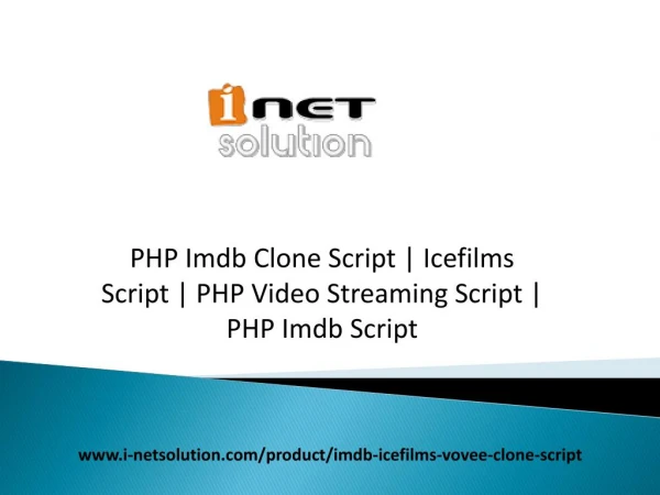 PHP Imdb Clone Script | Icefilms Script