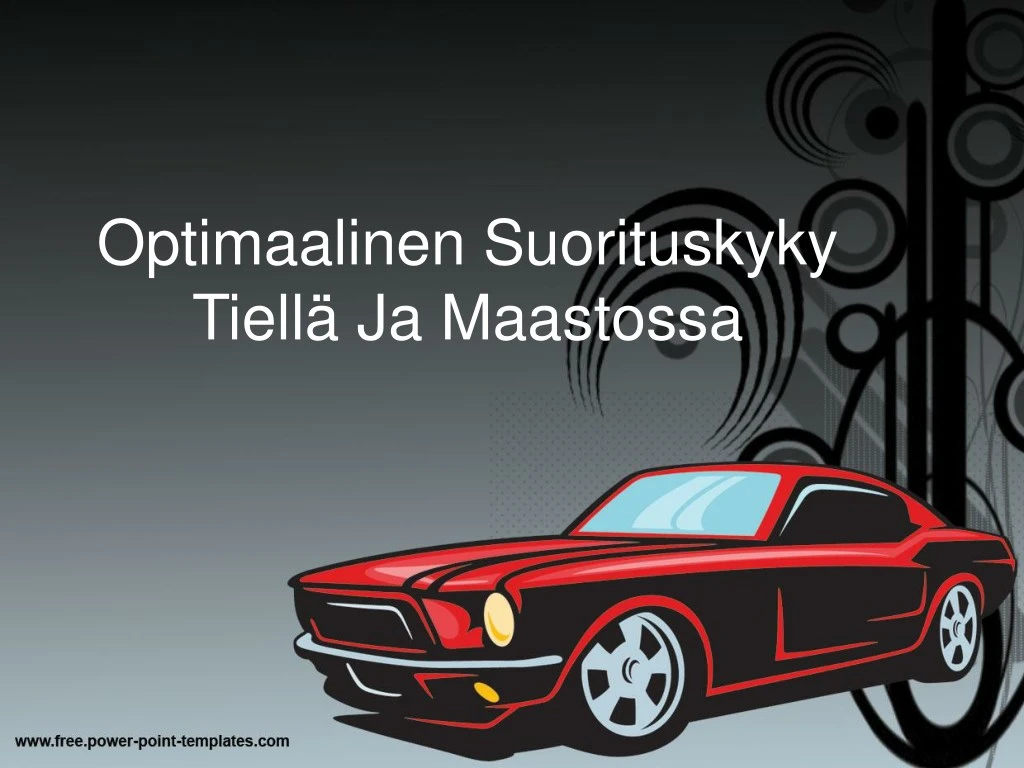 optimaalinen suorituskyky tiell ja maastossa