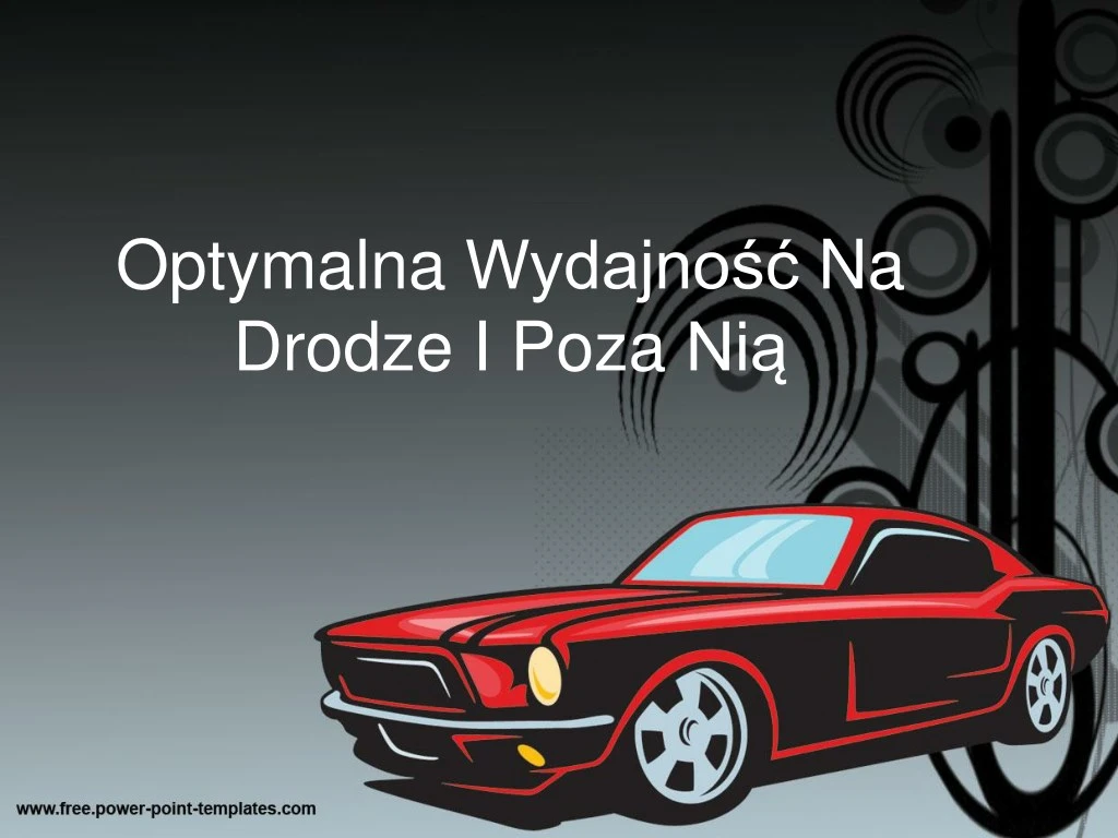 optymalna wydajno na drodze i poza ni