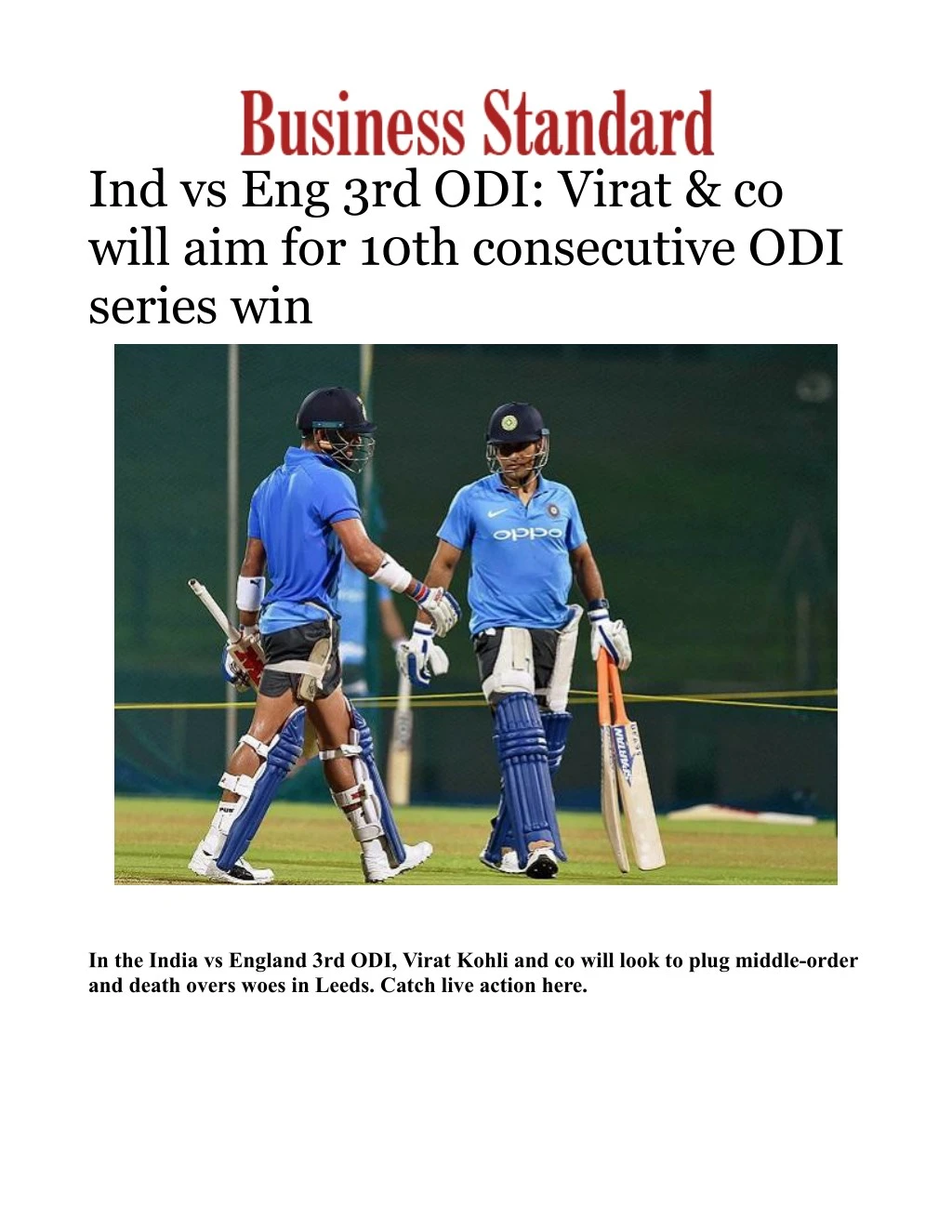 ind vs eng 3rd odi virat co will aim for 10th