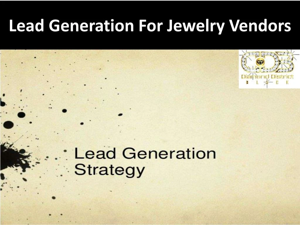 lead generation for jewelry vendors