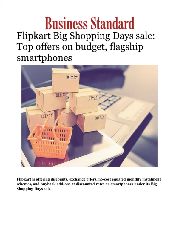 Flipkart Big Shopping Days sale: Top offers on budget, flagship smartphones
