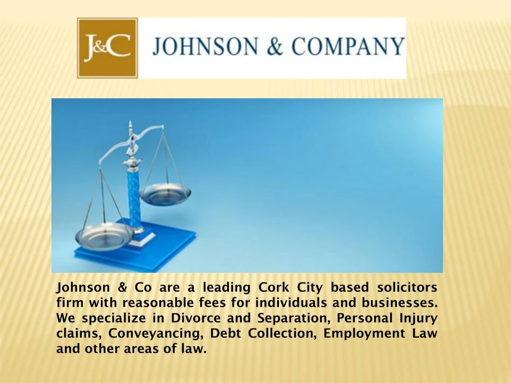 johnson co are a leading cork city based
