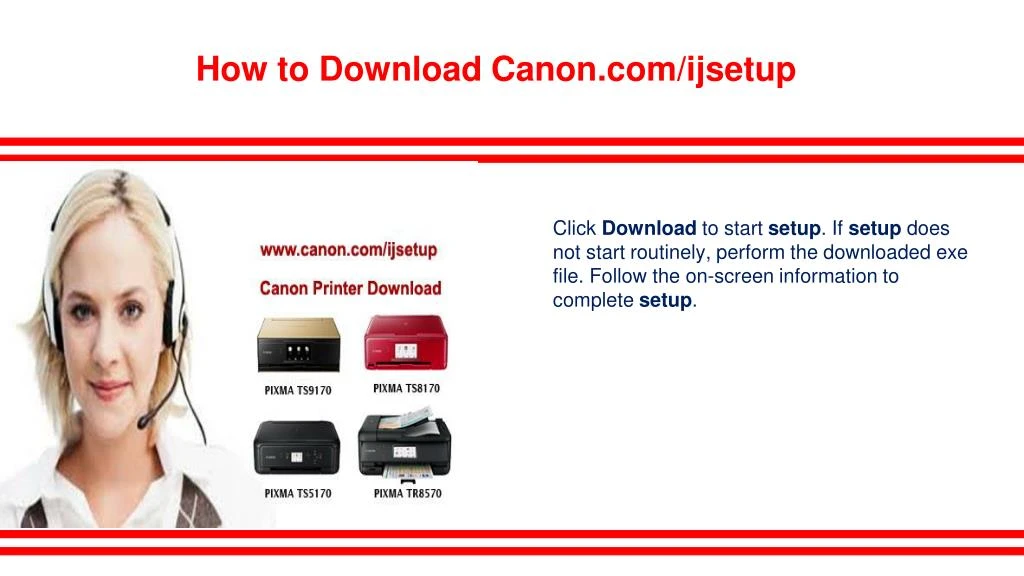 how to download canon com ijsetup