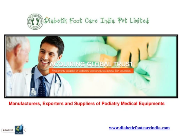 Podiatry Medical Equipment Manufacturers