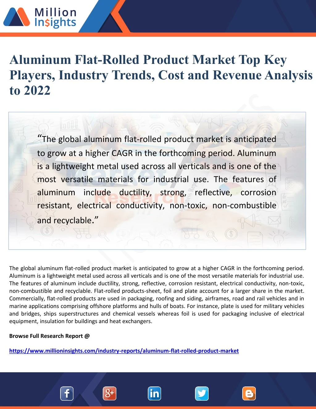 aluminum flat rolled product market