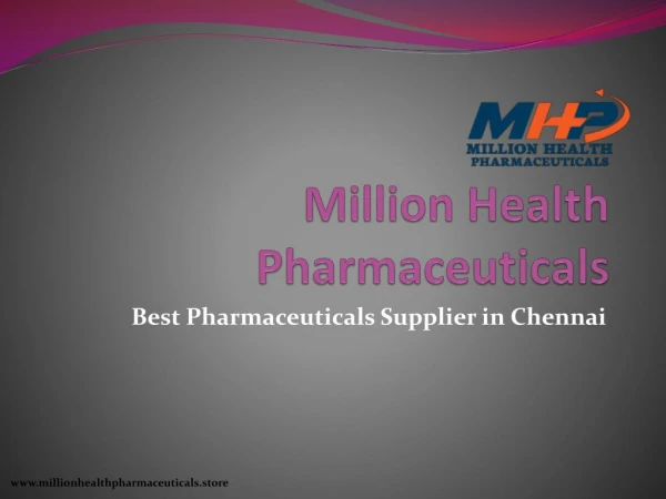 Presentation of Million health pharmaceuticals
