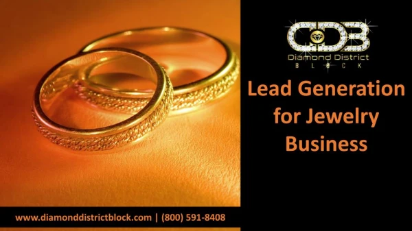 Lead generation for Jewelry Vendors