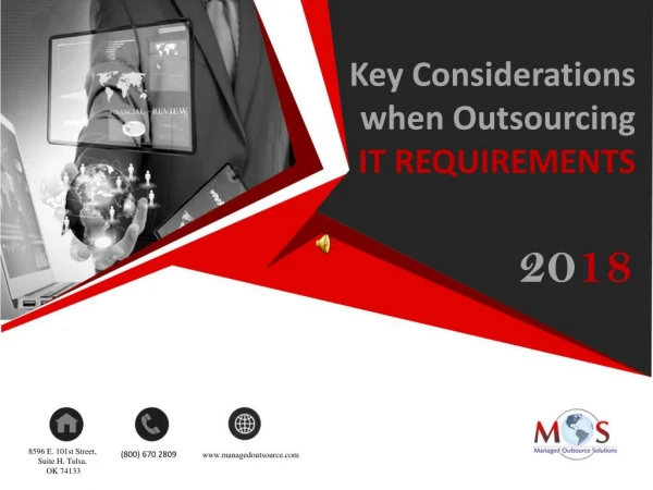 Key Considerations when Outsourcing IT Requirements