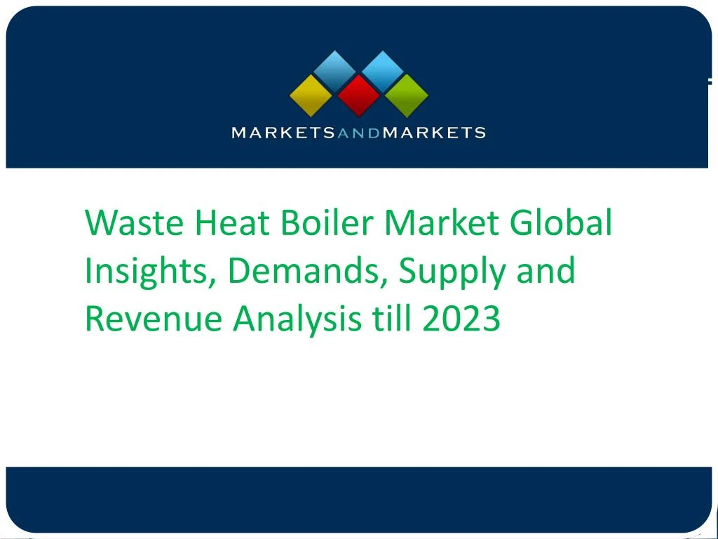 waste heat boiler market global insights demands
