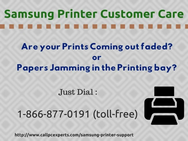 Need IT Solutions contact us Samsung Printer Tech Support
