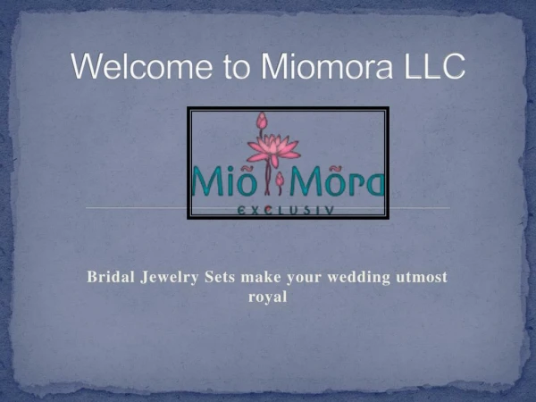 Buy Online Handcrafted Jewelry at Miomora.com