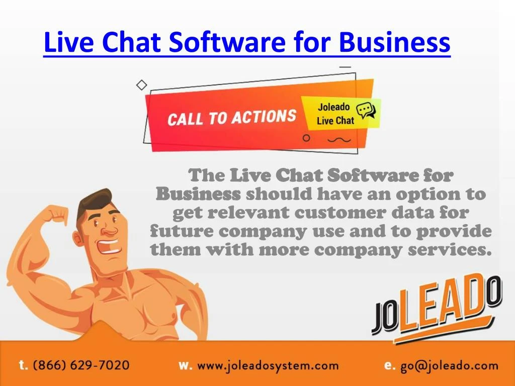 live chat software for business